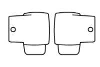 RAC.GOGG.ROLL-OFF REPLAC.CANIS.50MM(SET)