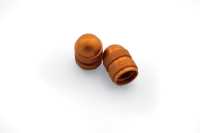 %ORANGE VALVE STEM CAPS (2 PK)