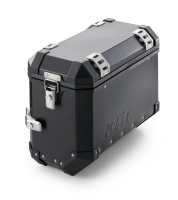 ALUM CASE RIGHT BLK 37L