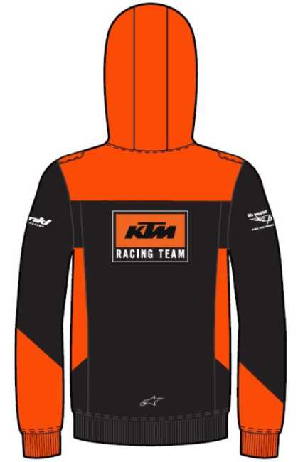 DZIECIĘCA BLUZA Z KAPTUREM TEAMU