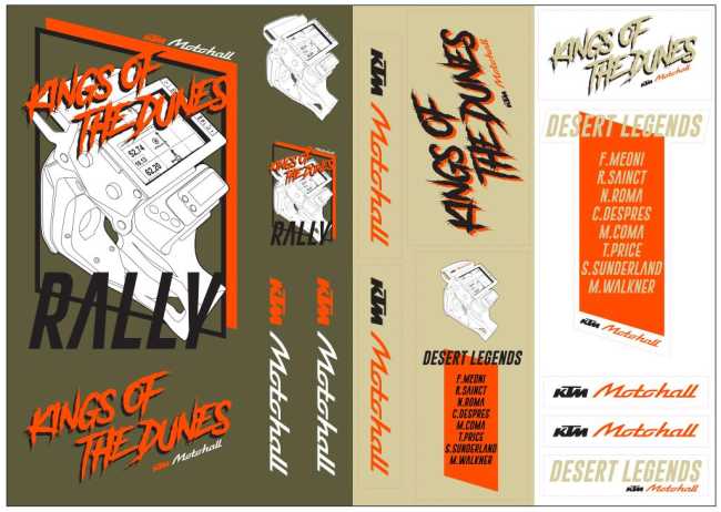 NAKLEJKI SPECIAL EDITION DESERT