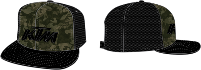 CZAPKA Z DASZKIEM CAMO TRUCKER