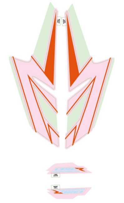 ZESTAW NAKLEJEK CARBON