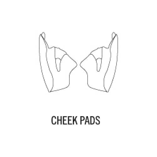 ST 501 CHEEK PADS XS / 30MM