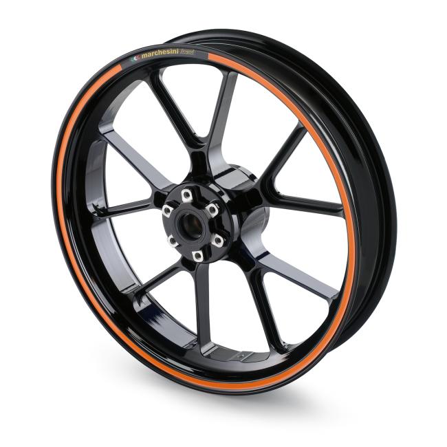 FRONT WHEEL  RC8-R CPL. BLACK