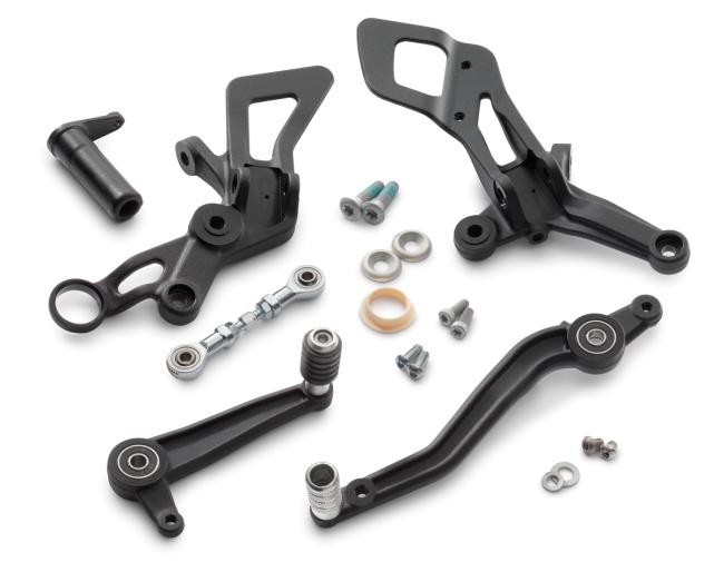 FOOTRESTS CPL. BLACK