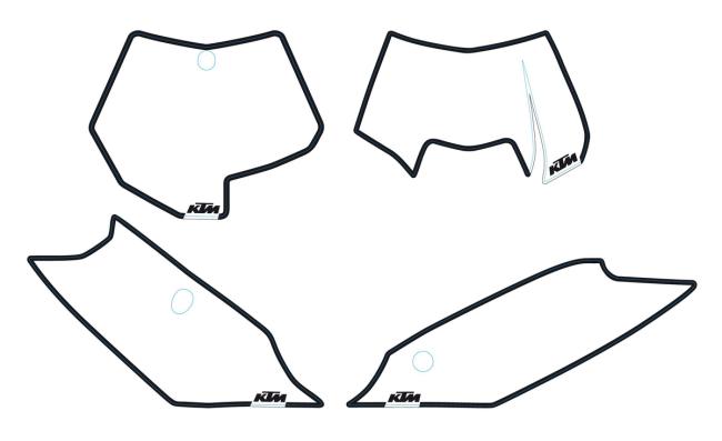 NO.PLATE BACKGR.  WHITE SX 11