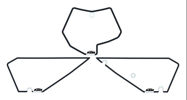 NO.PLATE.BACKGR. WHITE SX 07