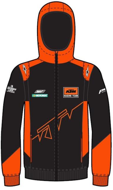 DZIECIĘCA BLUZA Z KAPTUREM TEAMU