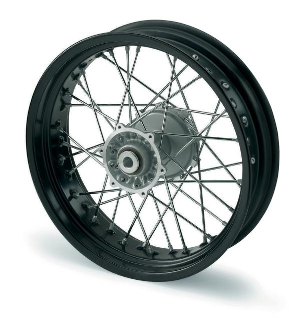 REAR WHEEL 4,25X17" BLACK