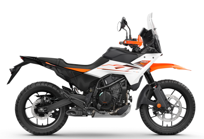 KTM 390 ADVENTURE X WHITE 2025